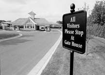 Fear of crime was a major factor in the construction of the housing development, Bearpath in an outer suburb of the Twin Cities. Minnesota's first, (and so far, only) gated community boasts 24-hour security. Photo: Chris Poludoroff/Pioneer Press