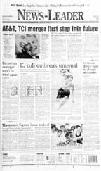 News-Leader editor Hammer says his goal now is moving civic journalism into the daily paper on a consistent basis. Sometimes, he concedes, reporters fall back on a "get the good quotes and let it run" formula. But he was pleased with the way the paper handled this daily story. The lead story about the AT&T, TCI merger, he said, "answered all my questions right at the top."